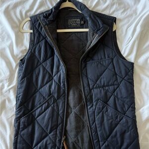 J. CREW Quilted Vest - Black